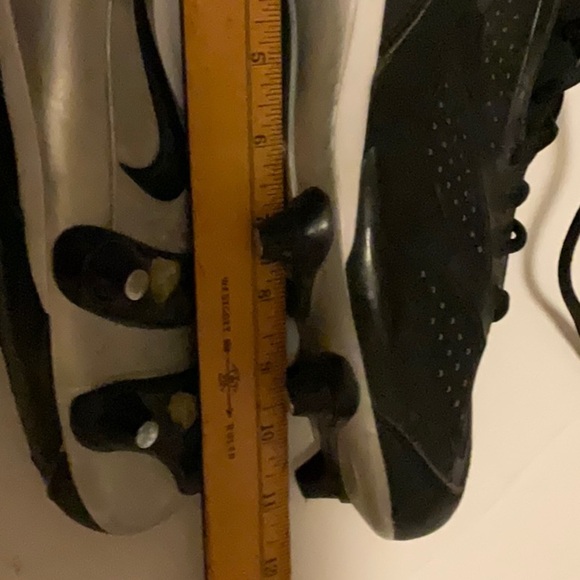 Nike Zoom Air Dri Fit Men’s Black and White Football Cleats Size 11.5 - Picture 14 of 14